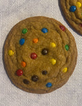 Single M&M cookie
